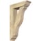 Ekena Millwork Funston Traditional Rough Sawn Bracket w/ Offset Brace, Douglas Fir, 6"W x 20"D x 32"H BKT0604X20X32FST01RDF - alternate 1